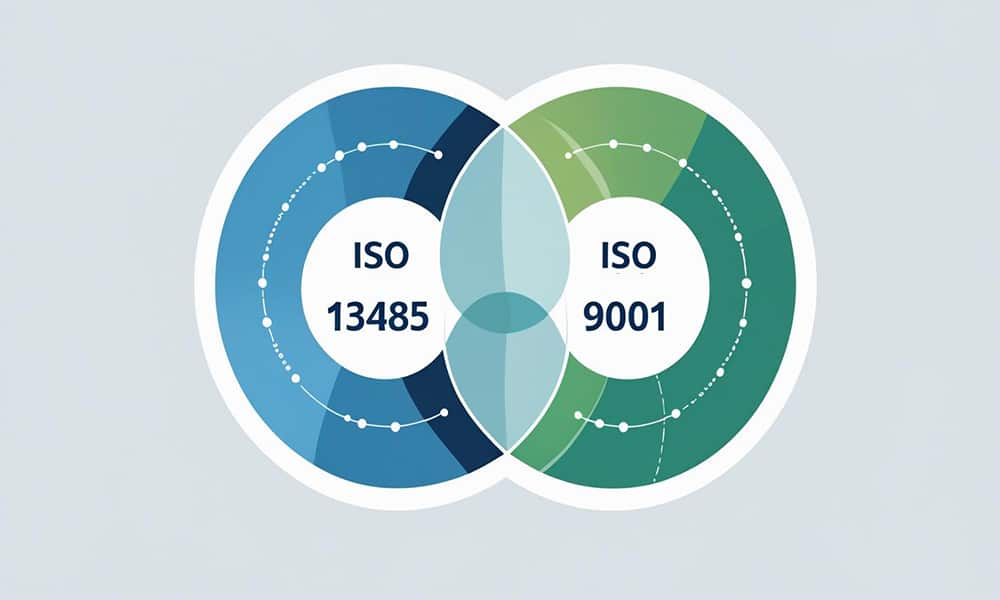 difference between iso 13485 and 9001