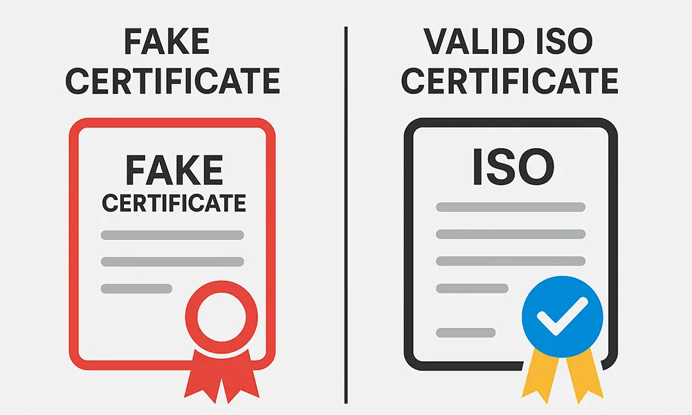 check ISO certification of a company